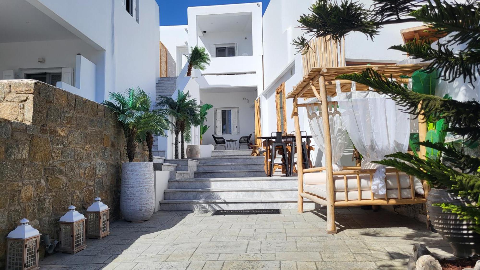 Mykonos Double Luxury Mini Suites - Adults Only Ano Mera Dış mekan fotoğraf